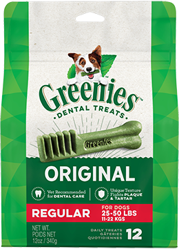 GREENIES™ Dog Dental Treats Original REGULAR™ 12oz. (12pcs)