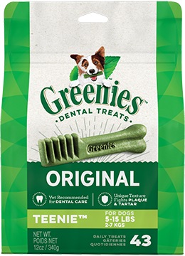 GREENIES™ Dog Dental Treats Original TEENIE™ 12oz. (43pcs)