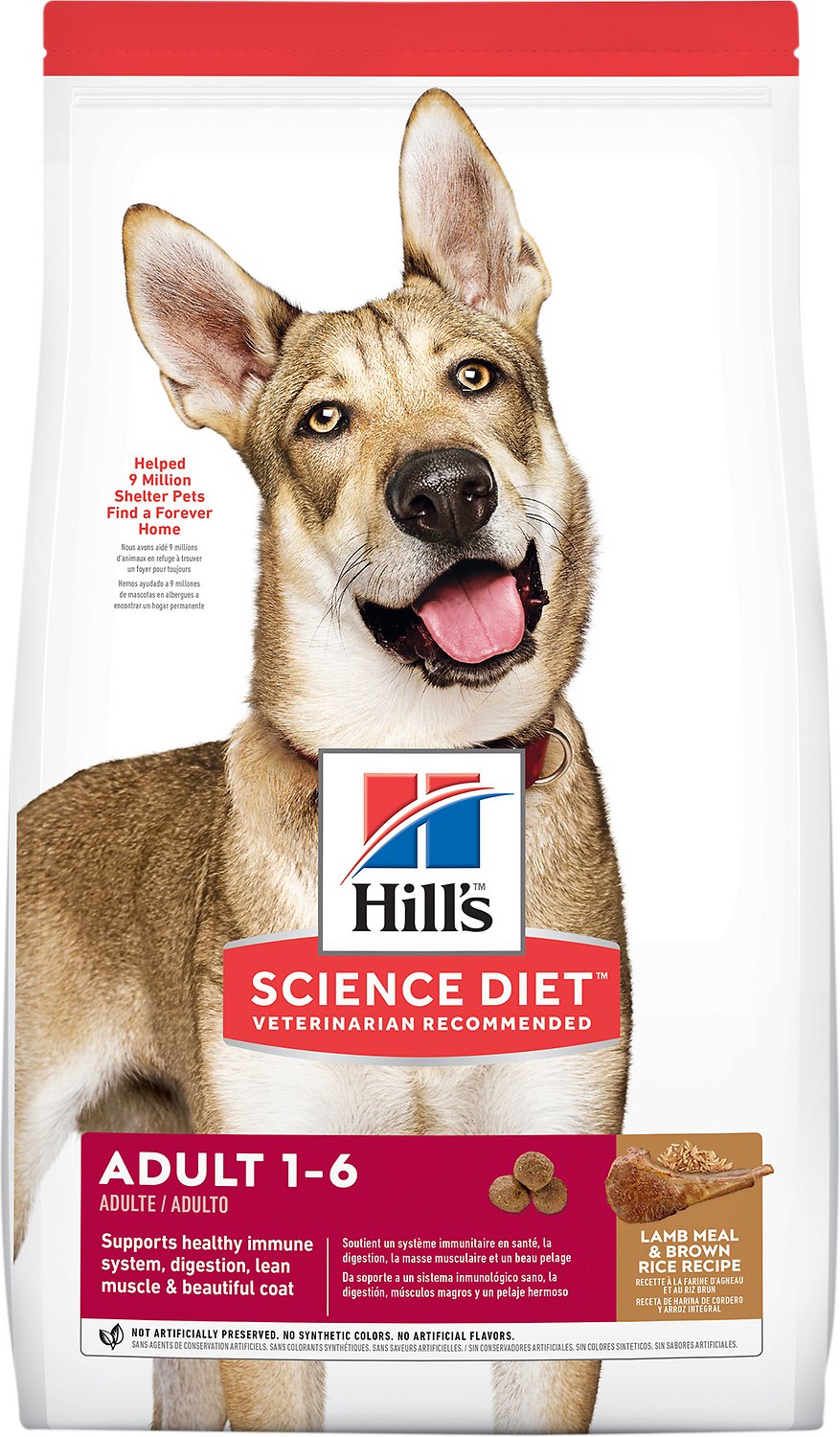 Science Diet Canine Adult Lamb Meal & Brown Rice Recipe - 33lbs