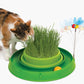 43002-Catit 3-in-1 Play - Circuit Ball Toy with Grass Planter