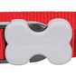 Red Dingo Dog Collar Classic - Red - Available In S, M, ML & L