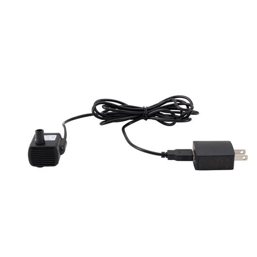 Catit Fountain Replacement USB Pump with electrical cord and USB adapter