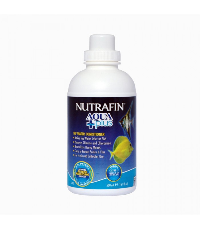 Nutrafin Aqua Plus - Tap Water Conditioner - 500 ml (16.9 fl oz)