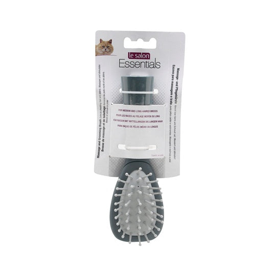 Le Salon Essentials Cat Massage & Grooming Brush - Small