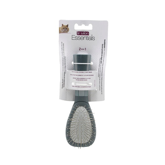 Le Salon Essentials Cat Bristle/Steel Pin Combo Brush - Small