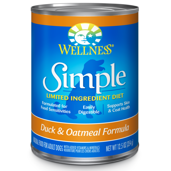 Wellness Simple Limited Ingredient Diet Canned Duck & Oatmeal 354g