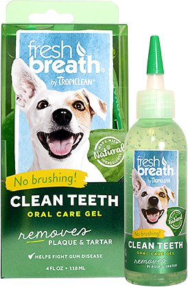 Tropiclean  Fresh Breath Clean Teeth Gel 4oz