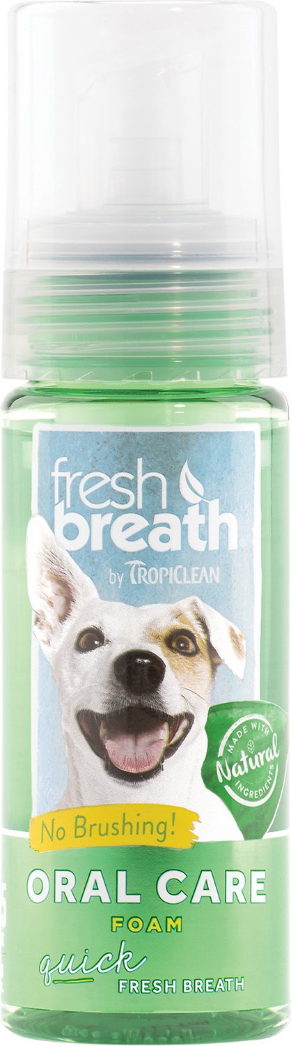 Tropiclean Fresh Breath Foam 4.5oz