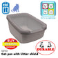 Catit 58702 Rimmed Cat Pan