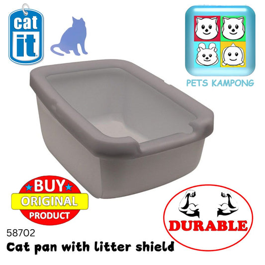 Catit 58702 Rimmed Cat Pan