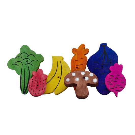 Living World Nibblers Wood Chews - Fruit/Veggie Mix