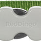 Red Dingo Dog Collar Classic - Green - Available In S, M, ML & L