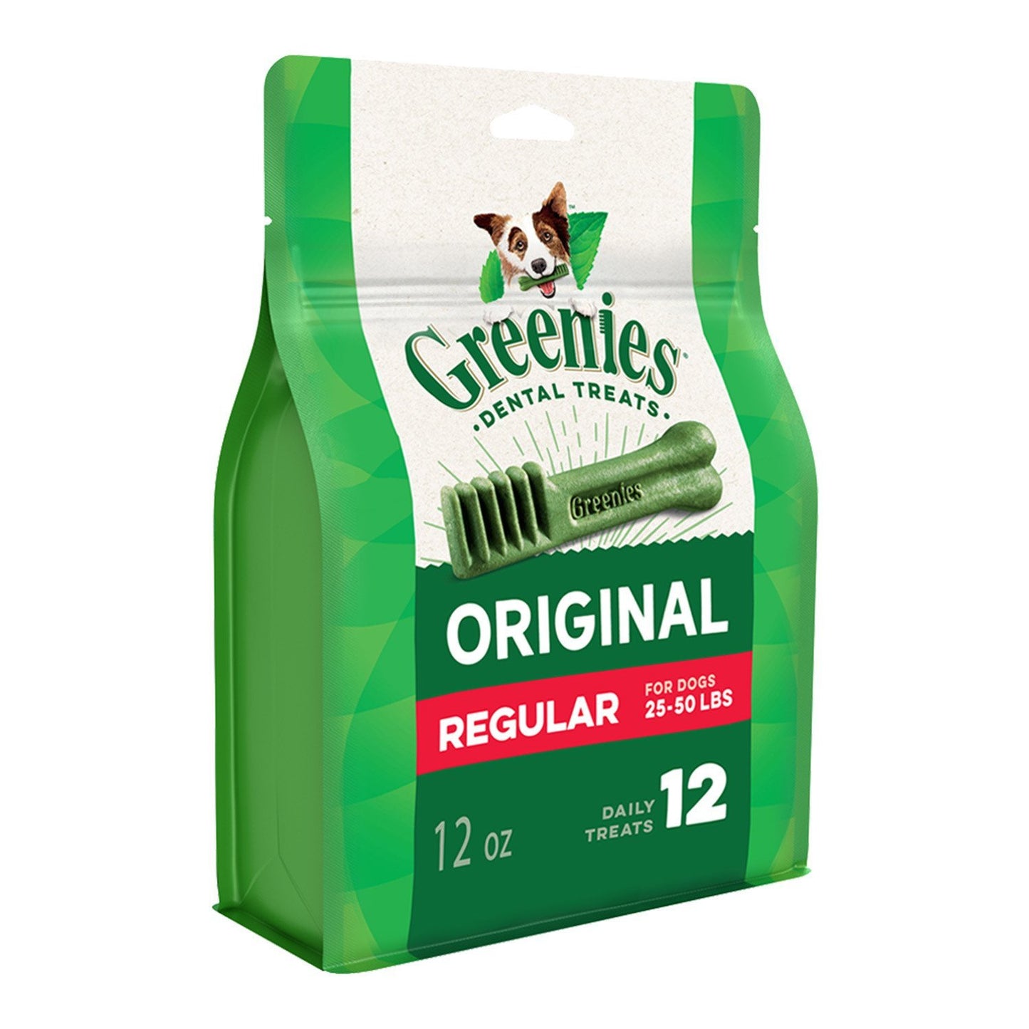 GREENIES™ Dog Dental Treats Original REGULAR™ 12oz. (12pcs)