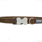 Red Dingo Dog Collar Classic - Brown - Available In S, M, ML & L