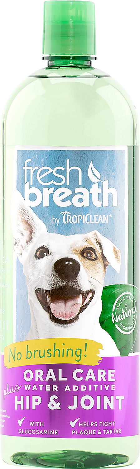 Tropiclean Fresh Breath Water Additive + Plus Hip & Joint 16oz