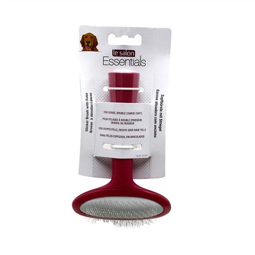 Le Salon Essentials Dog Slicker Brush With Rake Combo