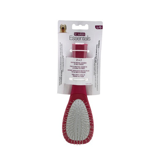 Le Salon 91214 Essentials Dog Bristle/Steel Pin Combo Brush - Large