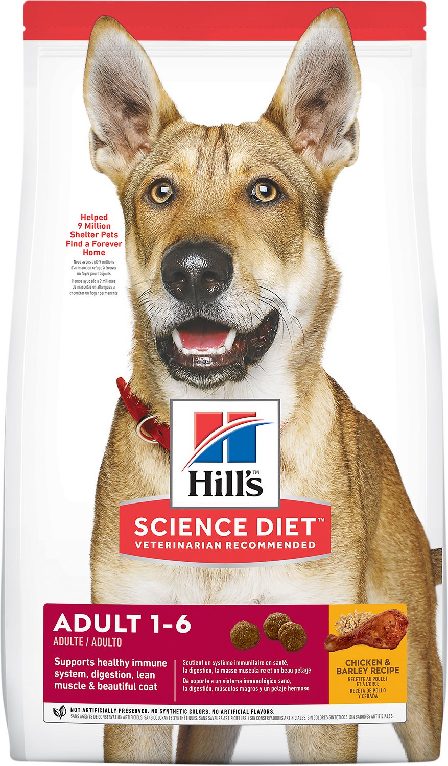 Science Diet Canine Adult Chicken & Barley Recipe - 15kg