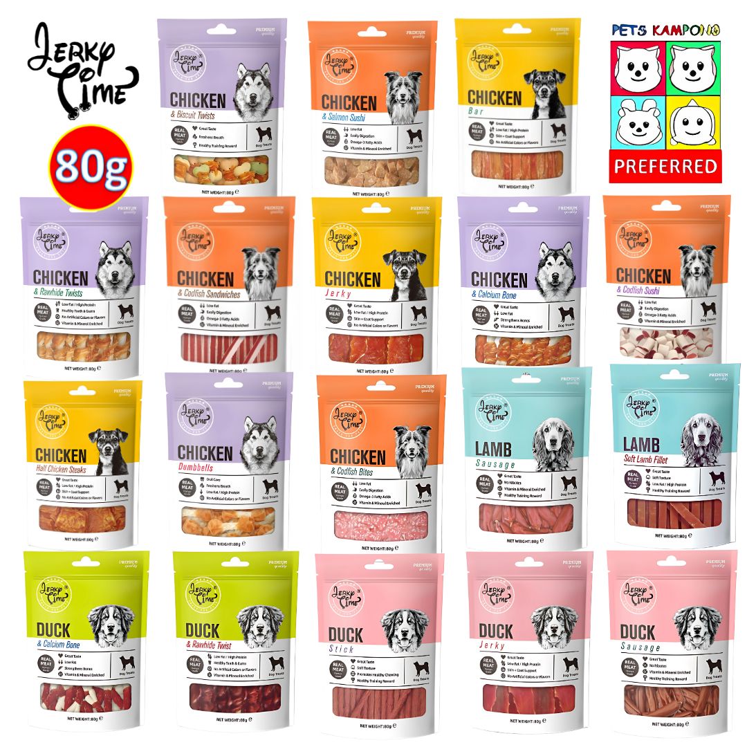 Jerky Time Chicken & Biscuit Twists for Dogs 80g (JT810162)