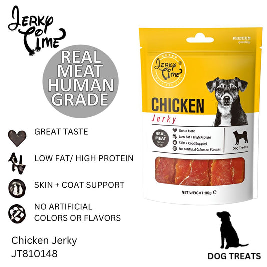 Jerky Time Dried Chicken Jerky for Dogs 80g (JT810148)