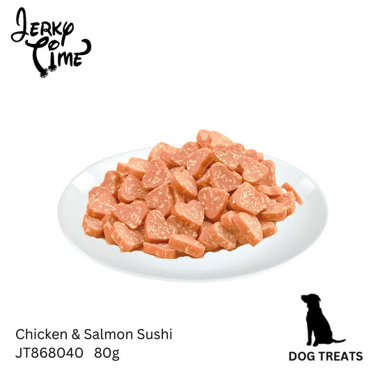 Jerky Time Chicken & Salmon Sushi for Dogs 80g (JT868040)