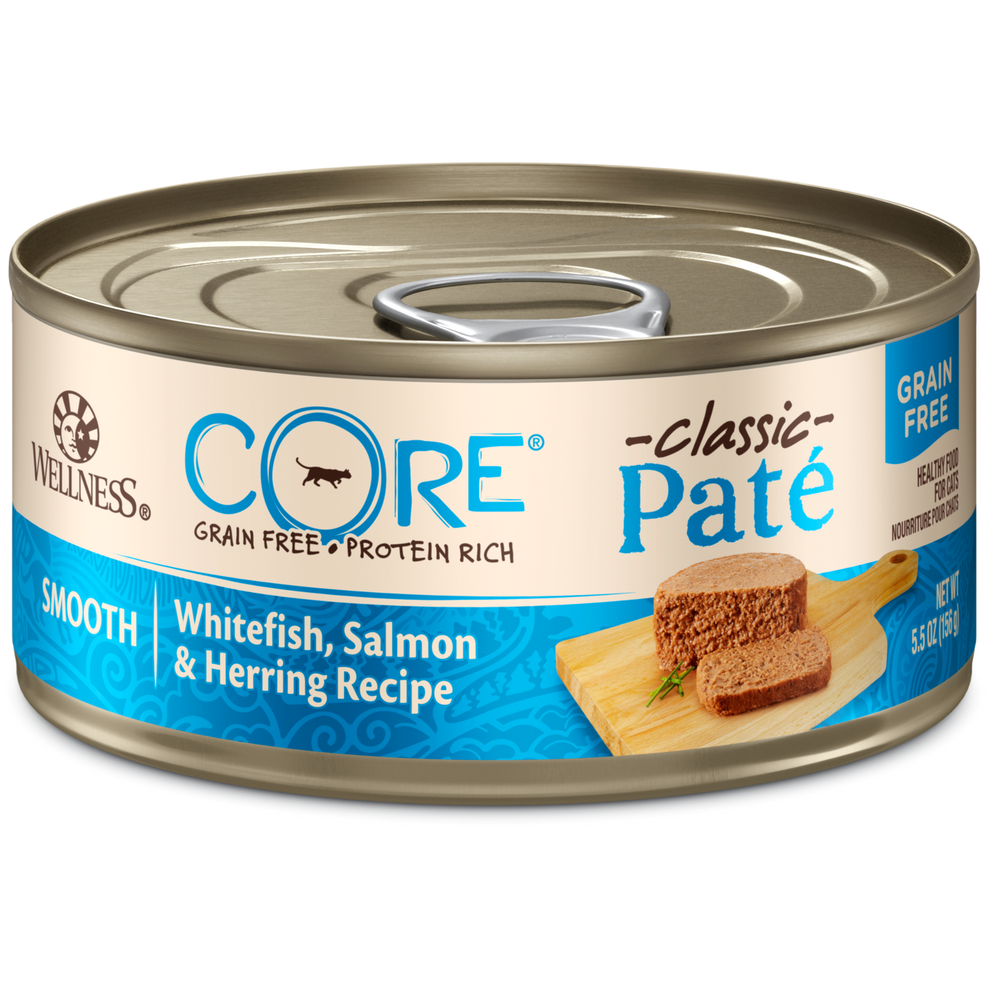 Wellness Cat Canned CORE® Pâté Whitefish, Salmon & Herring 5.5oz