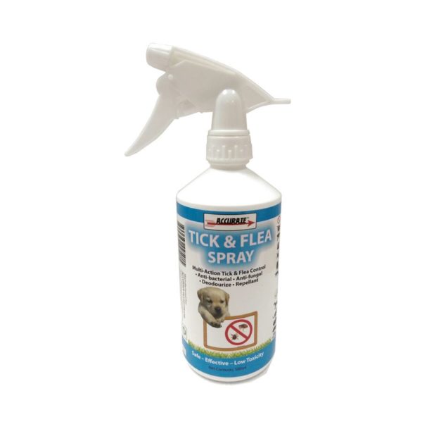 Accurate Flea & Tick Control Spray 500ml