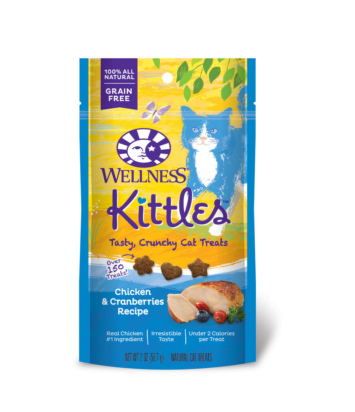 Wellness Kittles Chicken & Cranberries 2oz