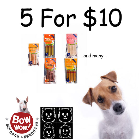 Bow Wow Dog Treats 'Bundle Mix - 5 for $10