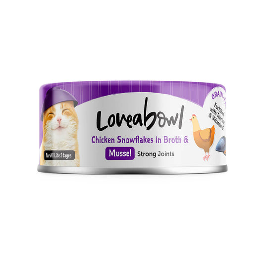 Loveabowl 'Cat Can Chicken with Mussel [70g x 24 cans]