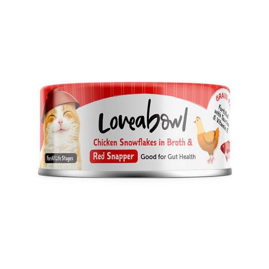 Loveabowl 'Cat Can Chicken with Red Snapper [70g x 24 cans]