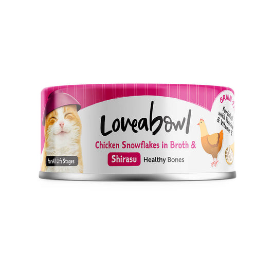 Loveabowl 'Cat Can Chicken with Shirasu [70g x 24 cans]