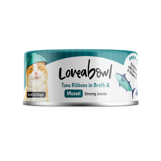 Loveabowl 'Cat Can Tuna with Mussel [70g x 24 cans]