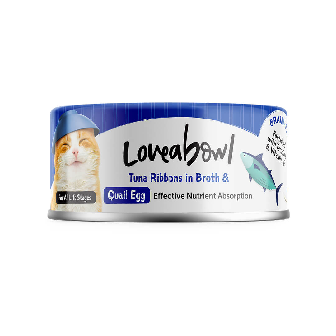 Loveabowl 'Cat Can Tuna with Quail Egg [70g x 24 cans]