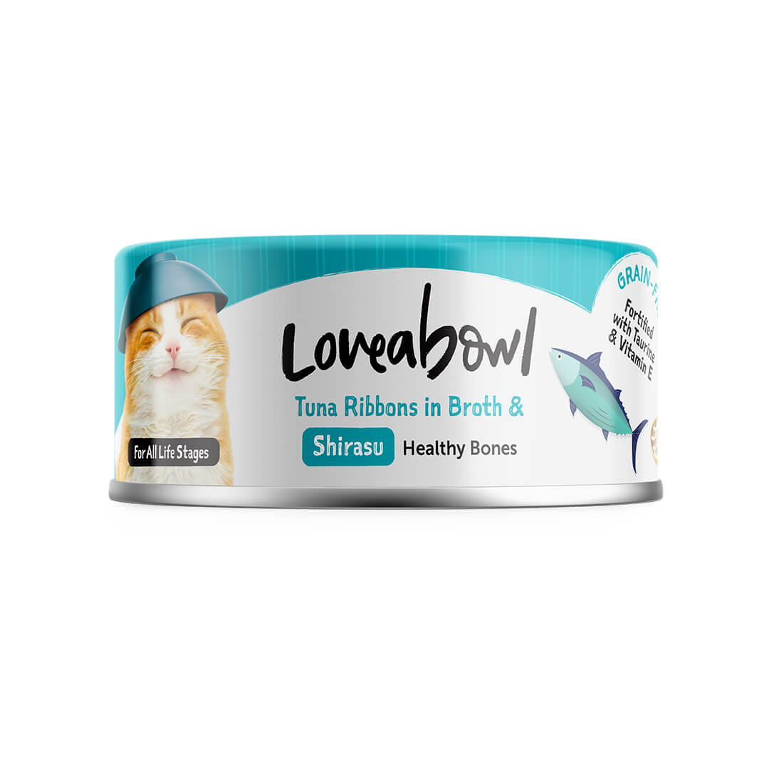 Loveabowl 'Cat Can Tuna with Shirasu [70g x 24 cans]