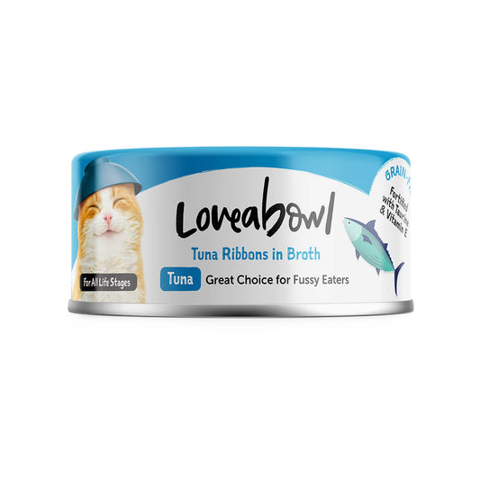 Loveabowl 'Cat Can Tuna Ribbons in Broth [70g x 24 cans]