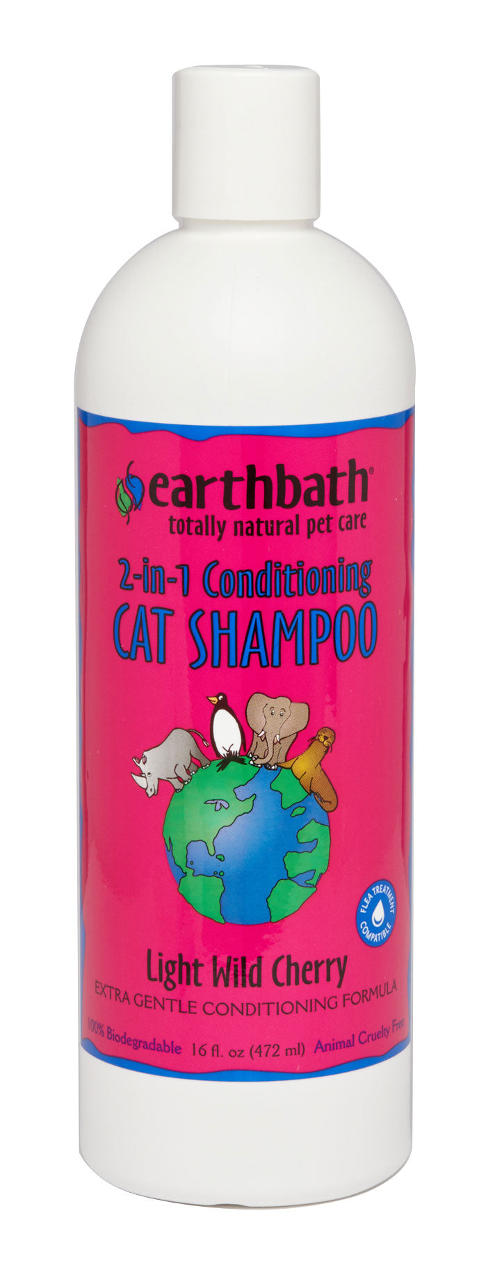 Earthbath 2 in 1 Conditioning Shampoo Cat - Available in 16oz & 1 Gallon