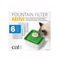 Catit 44005 Mini Flower Fountain Filters - 3 pack