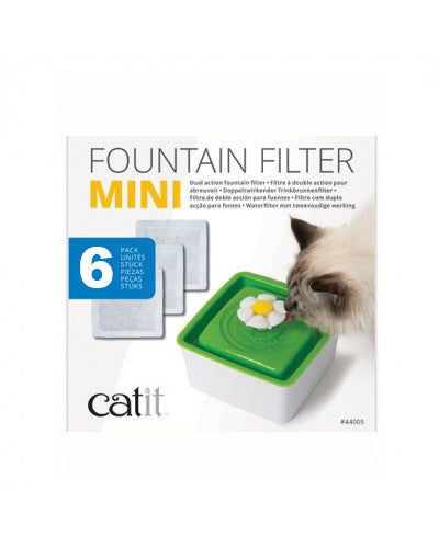 Catit 44005 Mini Flower Fountain Filters - 3 pack