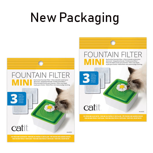 Catit 44005 Mini Flower Fountain Filters - 3 pack