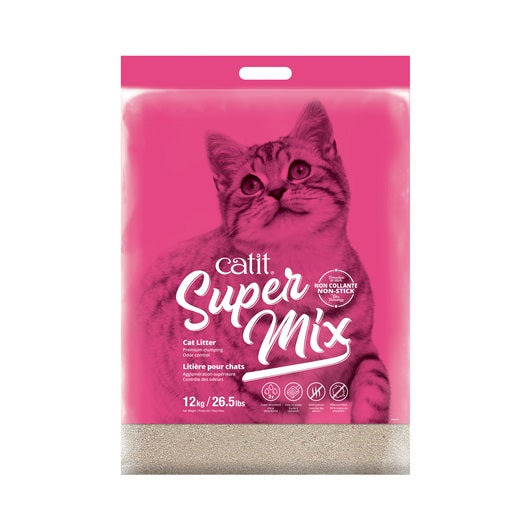 Catit 44142 Super Mix Cat Litter - 12 kg (26.5 lbs)