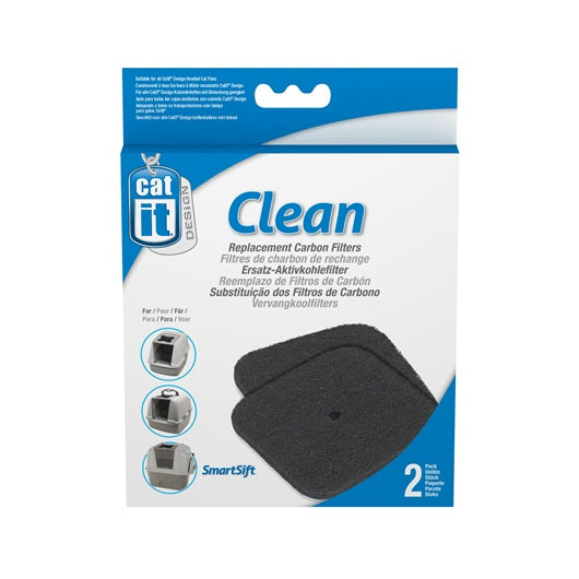 Catit 50705 Replacement Carbon Filter For Hooded Cat Pan