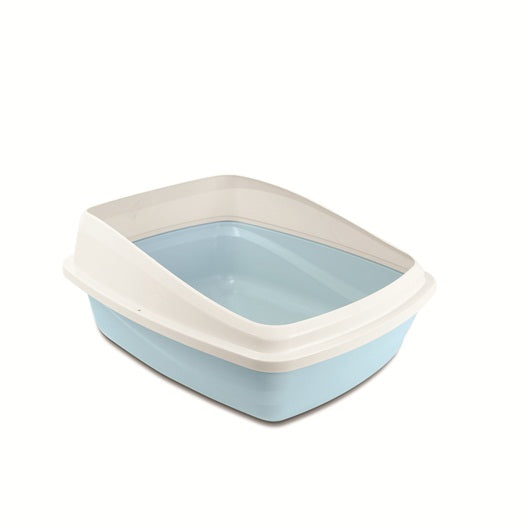 36621-Catit-Love Cat Pan With Rim Medium - Blue