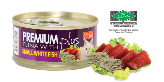 Aristo-Cat ® Premium + Cat Canned Food Tuna with Small White Fish [80g x 24cans]