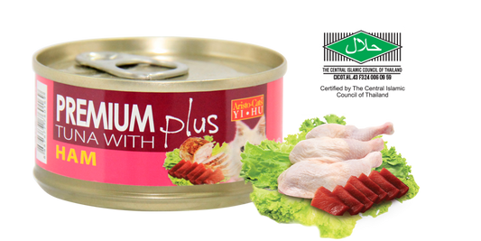 Aristo-Cat ® Premium + Cat Canned Food Tuna with Chicken Ham  [80g x 24cans]