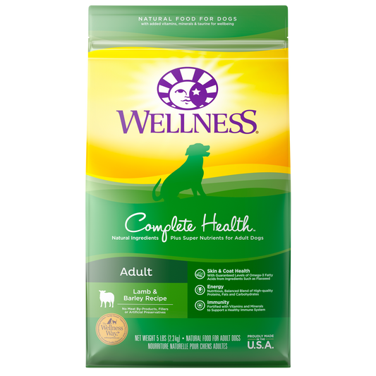 Wellness Complete Health Lamb & Barley Recipe - Available in 5lbs & 30lbs