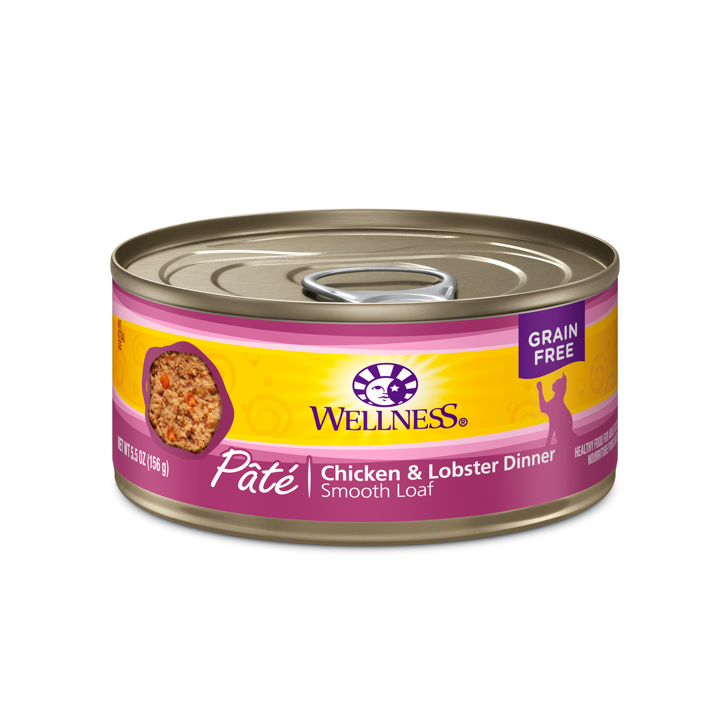 Wellness Cat Canned Complete Health™ Pâté Chicken & Lobster  [5.5oz x 24]