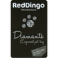 Red 'Dingo' Pet Tags Diamante