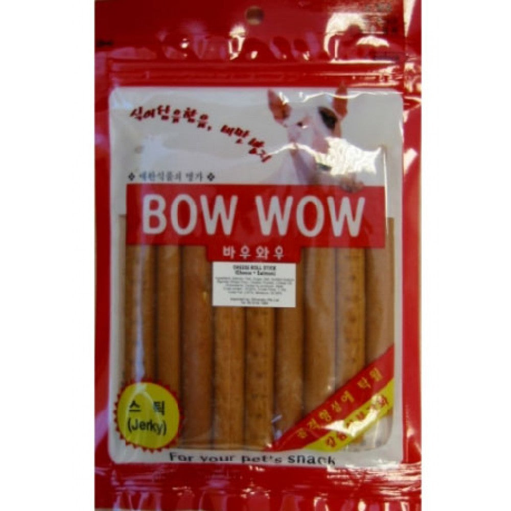 Bow Wow Dog Treats Cheese Stick with Salmon 120g