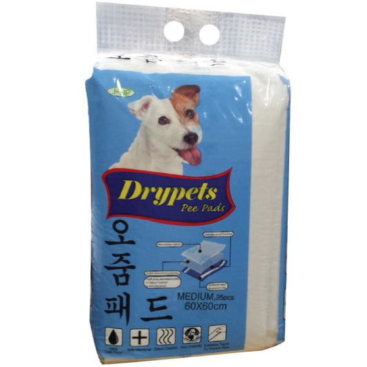 JANP DRYPETS PEE PADS PET SHEETS MEDIUM 60x60 CM - 35PCS